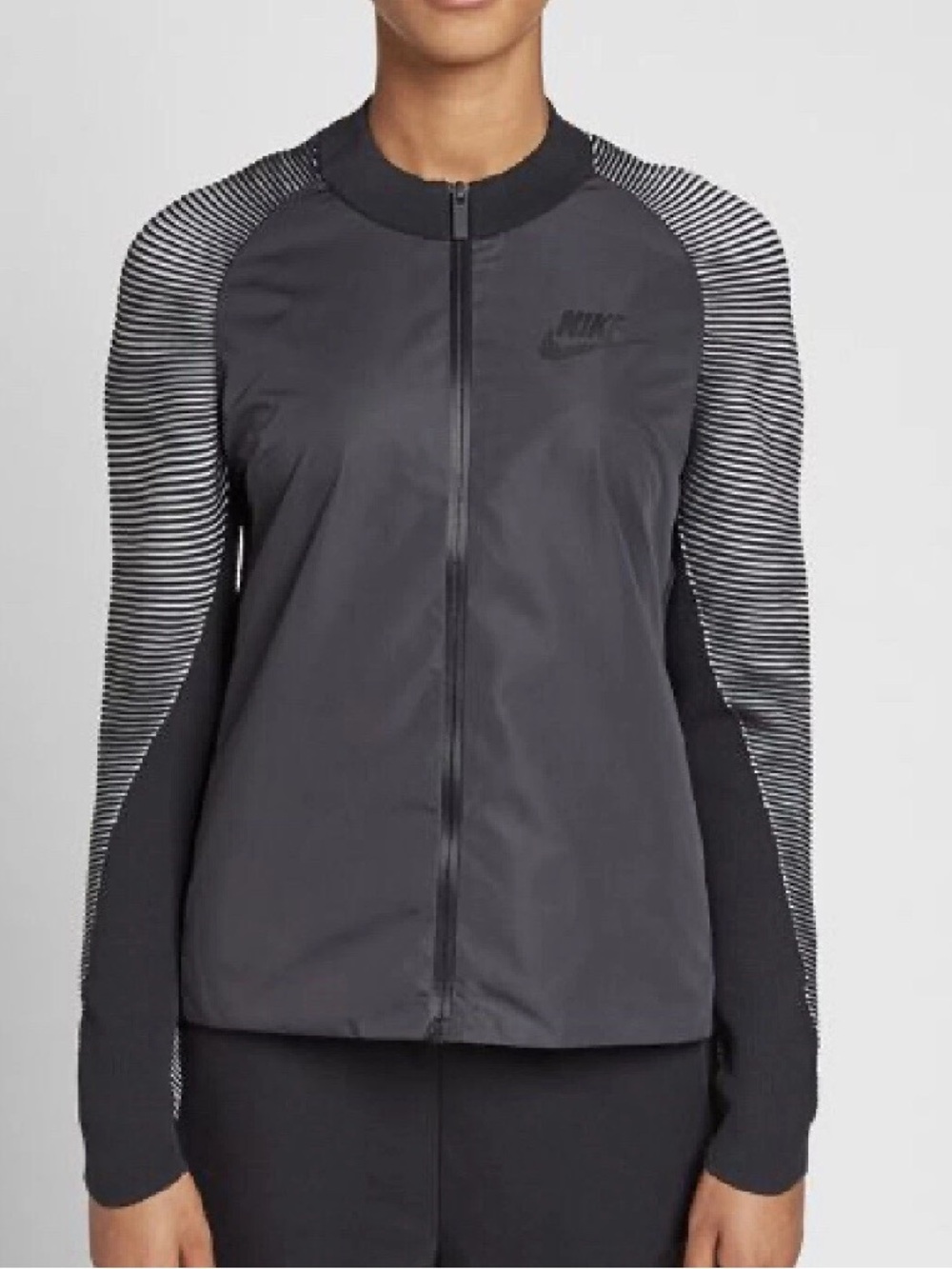 NIKE DYNAMIC REVEAL TECH FLEECE JACKET Black/Gray 828292-010 Sz XS $250 NWOT